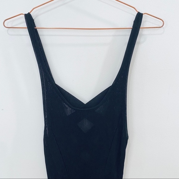 Free People Black Midi Dress - Picture 3 of 6